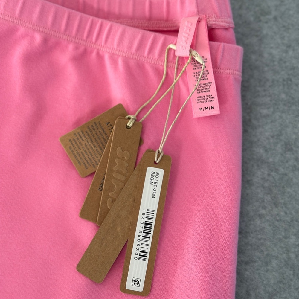 Skims Outdoor Split Hem Leggings Bubble Gum Pants - Picture 4 of 6